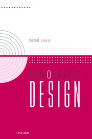 Cover of book by Michael Saward on Democratic Design
